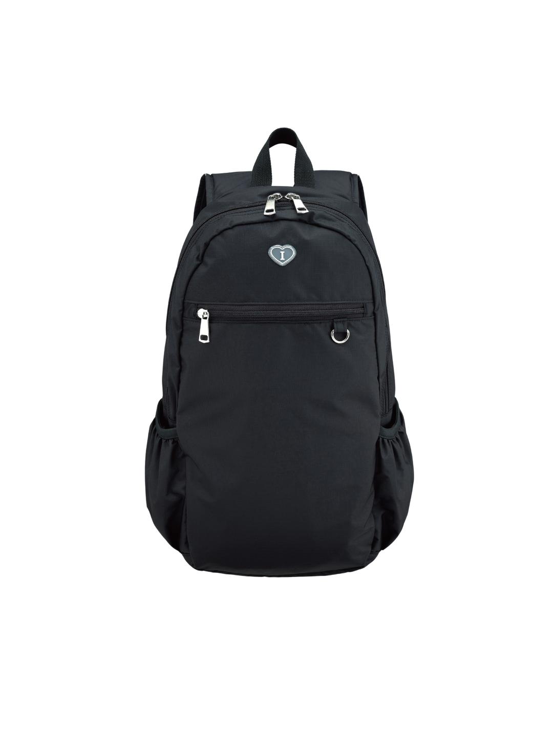 Love walk backpack - Black (러브 워크 백팩 블랙)