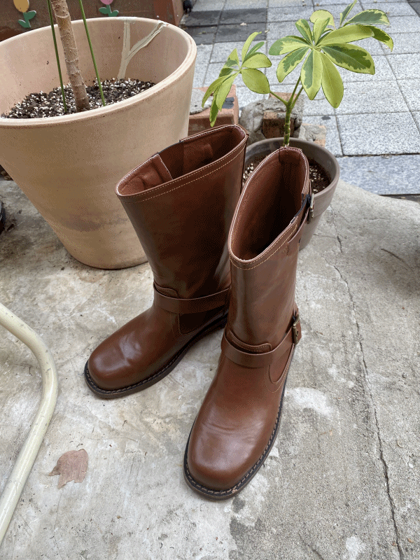 신시 Buckle middle boots / 버클 미들 부츠 워커