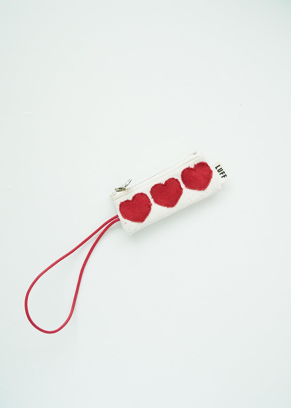 Heart lip keyring