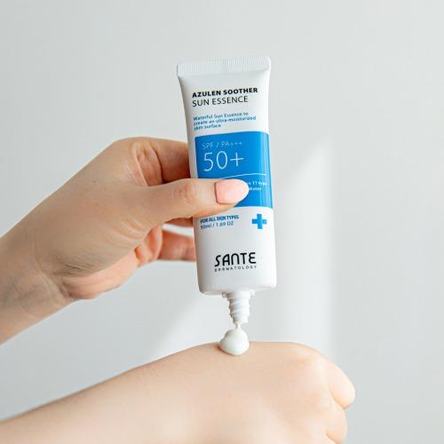 상떼 화장품 아줄렌 수더 선에센스 75ml+10종샘플