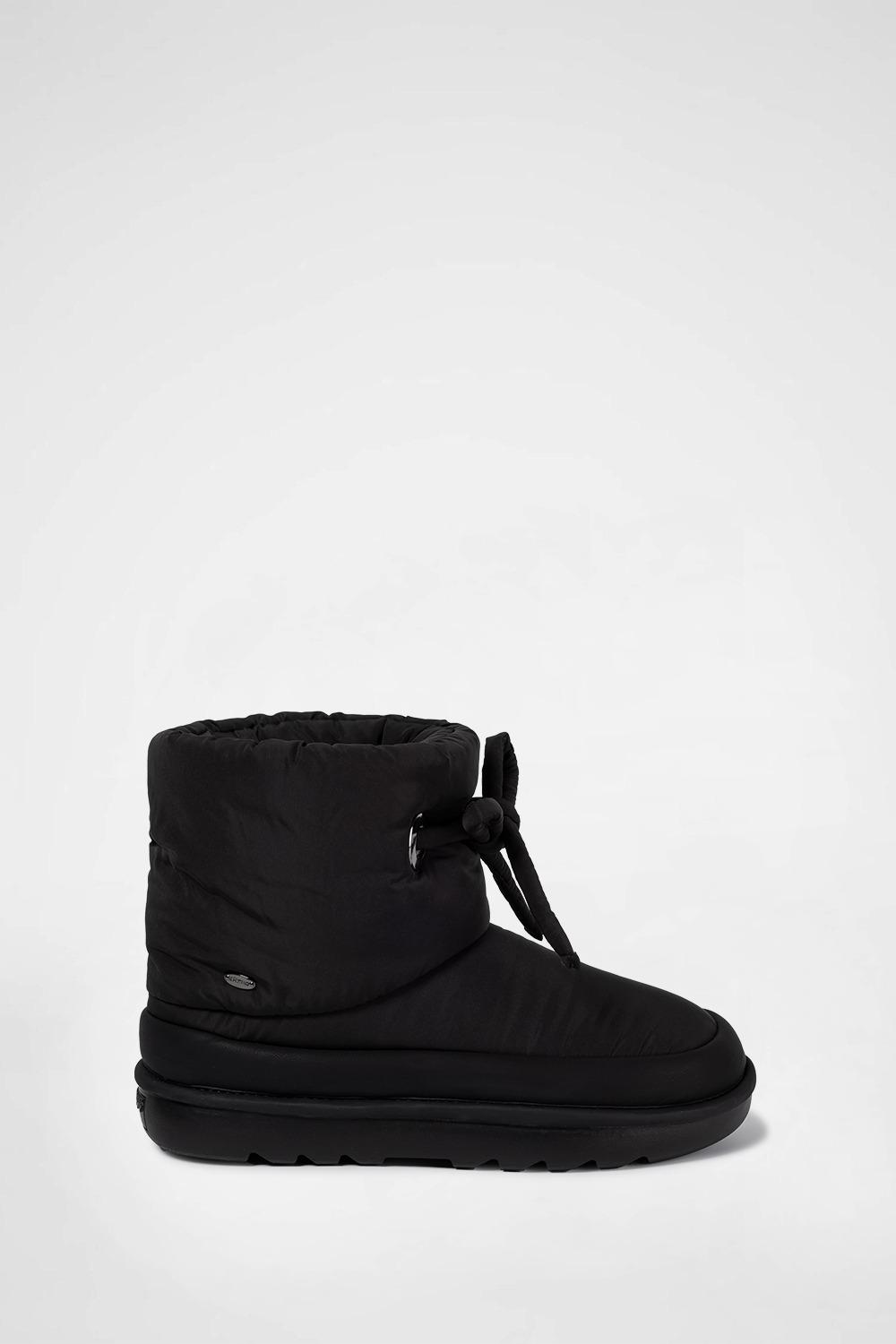 [3일 내 바로 발송] RIBBON PADDING BOOTS / BLACK