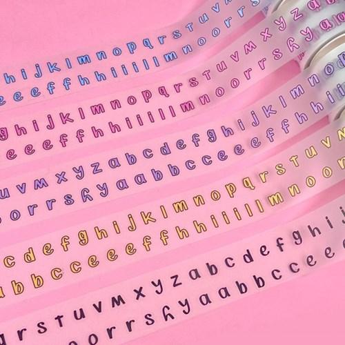 보드마카 알파벳 키스컷 마스킹테이프(5종)