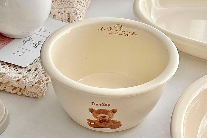 마이달링베어 곰돌이시리얼볼 요거트볼 샐러드보울 400ml