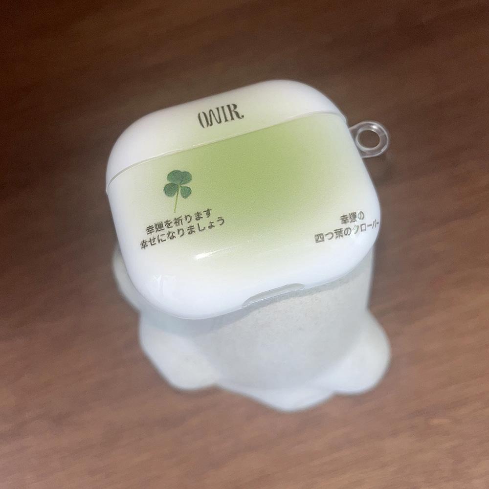 [에어팟4세대입고/MADE] 네잎클로버 럭키 그린 에어팟케이스