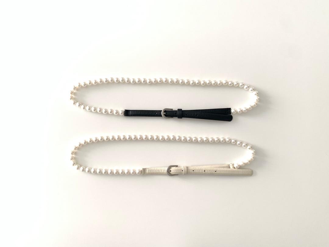 pearl point belt (2colors)