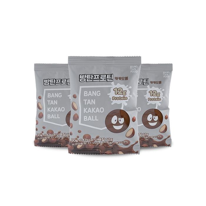 방탄프로틴 포켓버전 프로틴초코볼 무설탕과자 1포 30g (147kcal /단백질 12g)