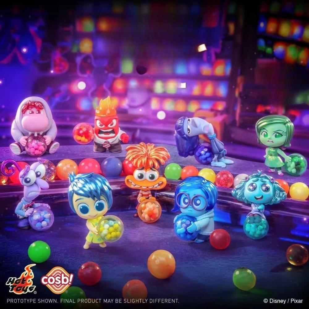 핫토이 인사이드 아웃 2 블라인드 박스 슬픔 행복 분노 감정 피규어 장식품 애니메이션