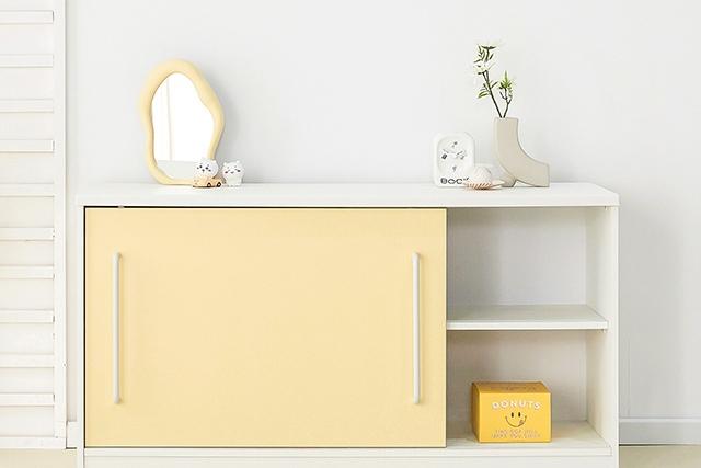N5221 슬라이드 수납장 1200x600 2colors