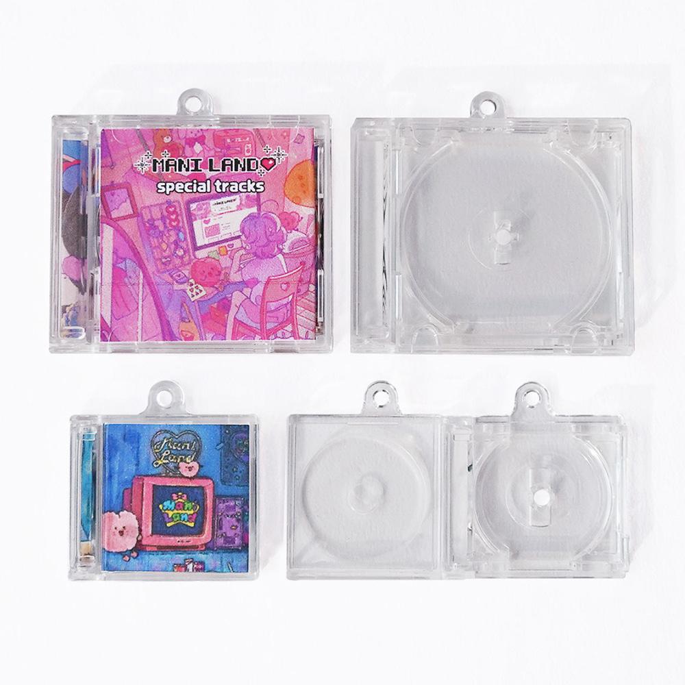 미니 CD 아크릴 키링 / 앨범 미니어쳐 케이스 굿즈 NFC 키홀더