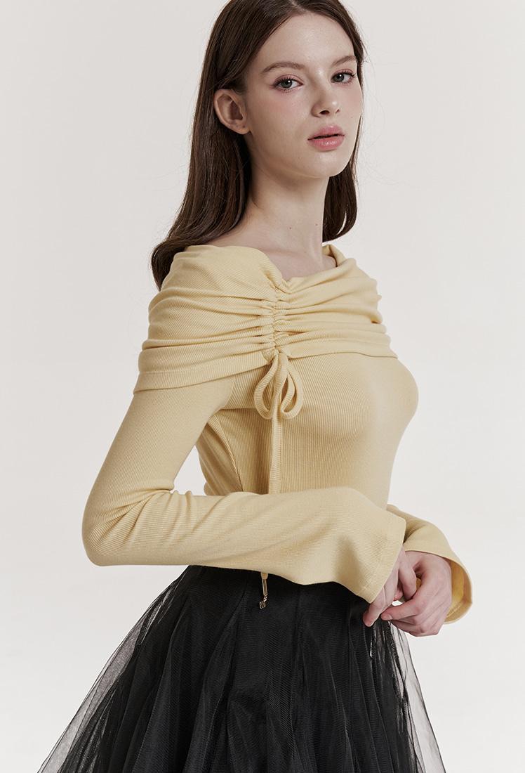 Edith Shrring Top (Yellow)
