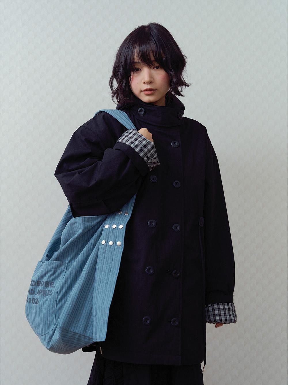 [1월 15일 이후 순차출고]STRIPE SNAP MULTI-WAY BAG, BLUE