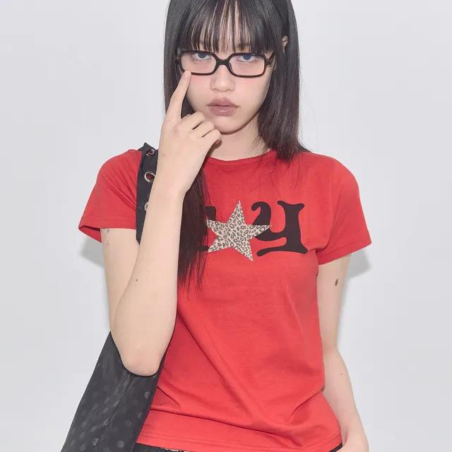 [5/16 예약배송] FY 레오파드 티 (RED) F25QB100