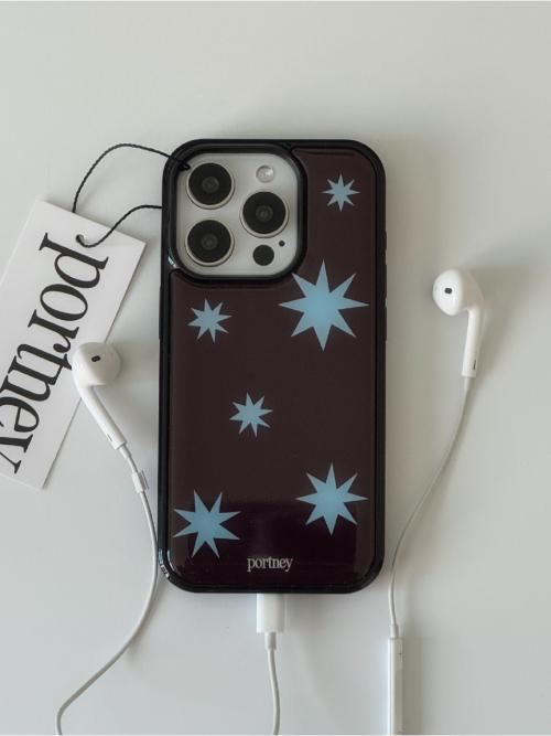 [아이폰17출시][+맥세이프][+갤럭시]brown star epoxy case