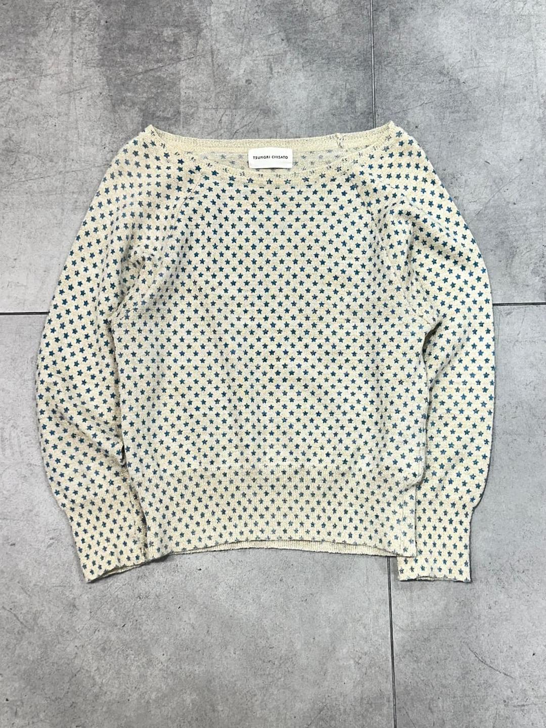 츠모리 치사토 스타 별 니트 | 후루츠패밀리