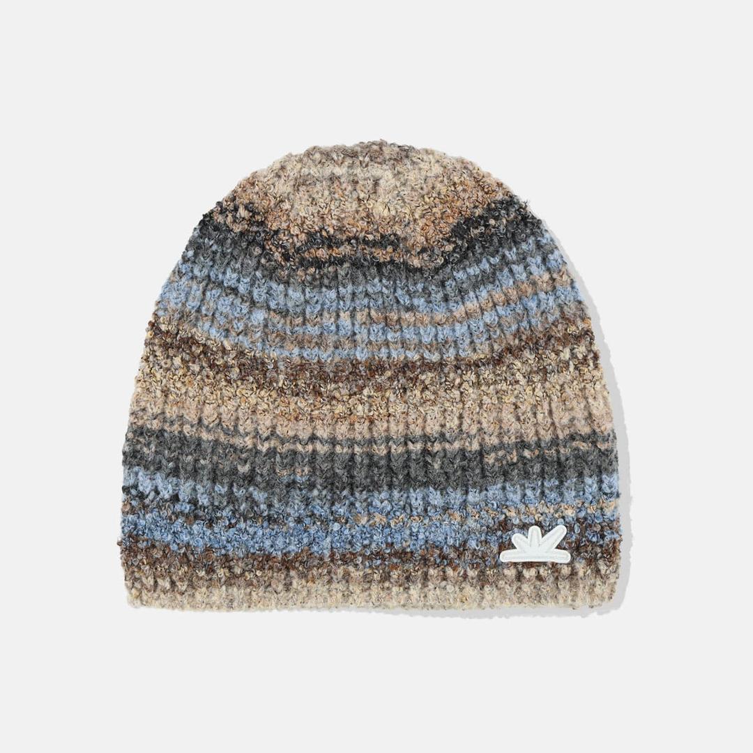 Boucle Multi Beanie Brown
