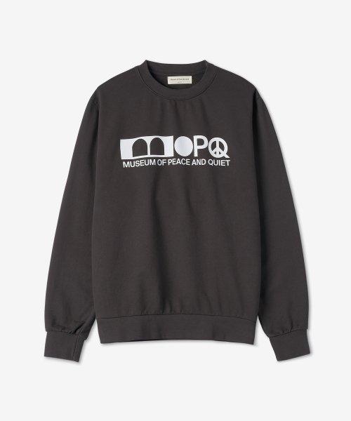 공용 볼룸 맨투맨 - 블랙 / MOPQSS2214BLACK