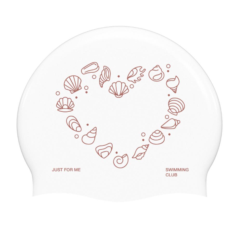 [24 JFM] Under the Sea  Swim Cap_White Pearl/Brown