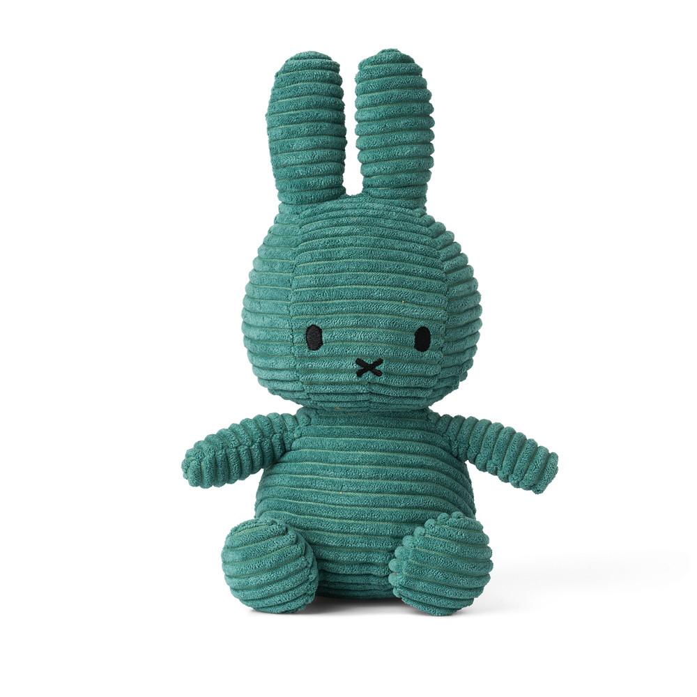 miffy 미피 코듀로이 토끼 애착 인형 그린 - 23cm