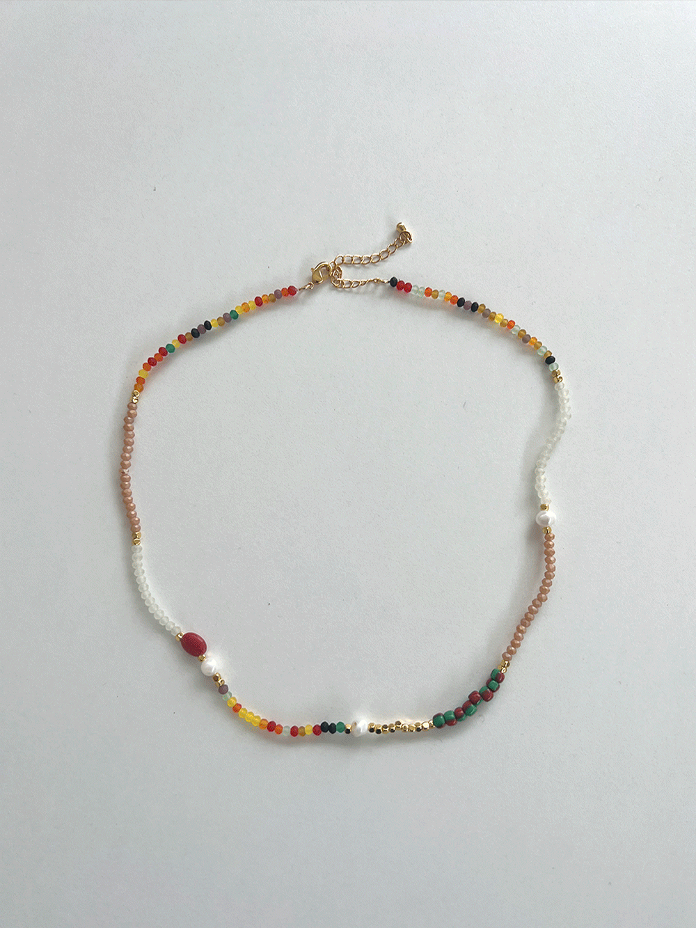 VARIOUS  MATERIAL NECKLACE