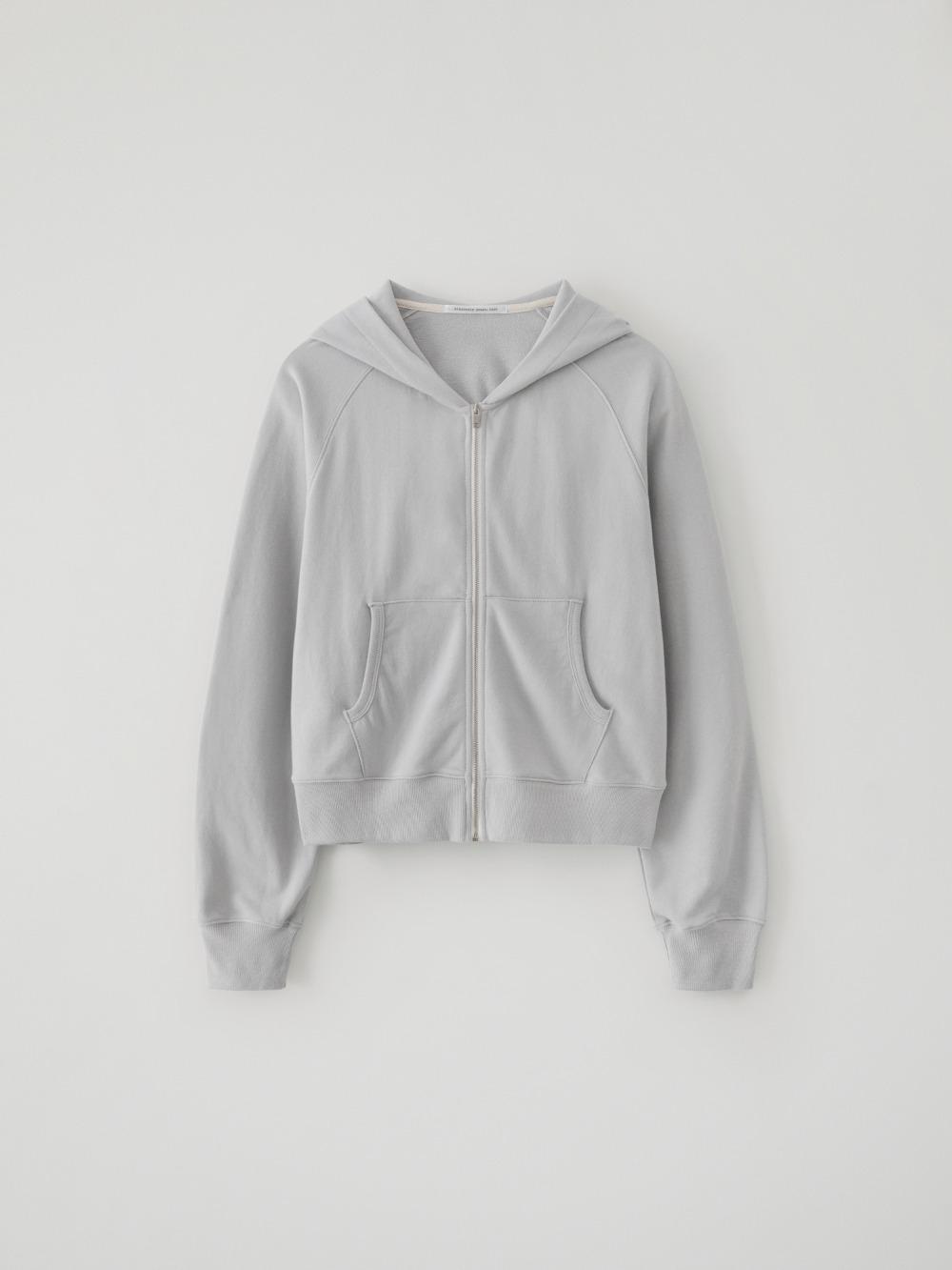Breezy Zip-up Hoodie(Light Gray)