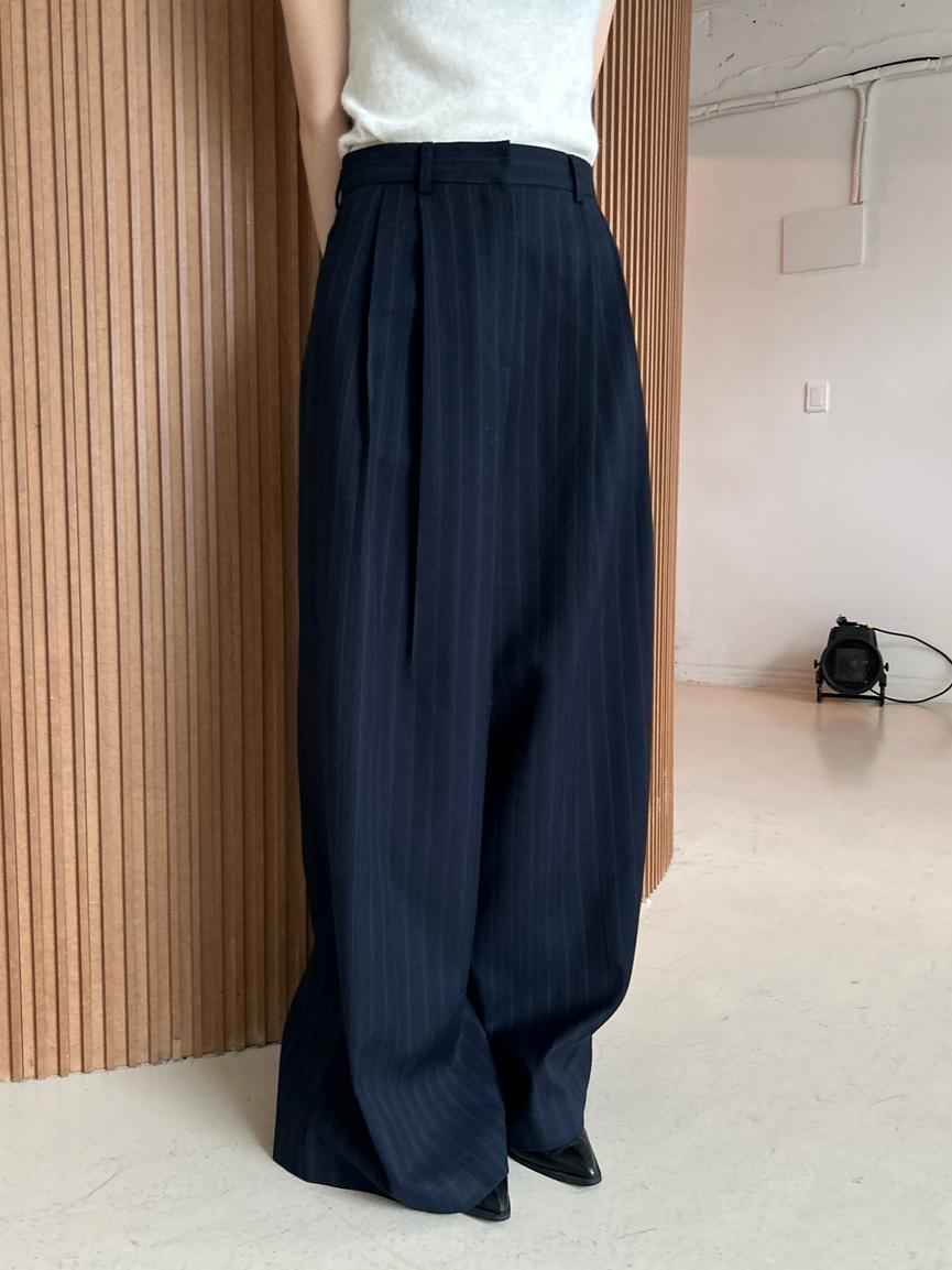 뮤로우  핀 와이드 슬랙스