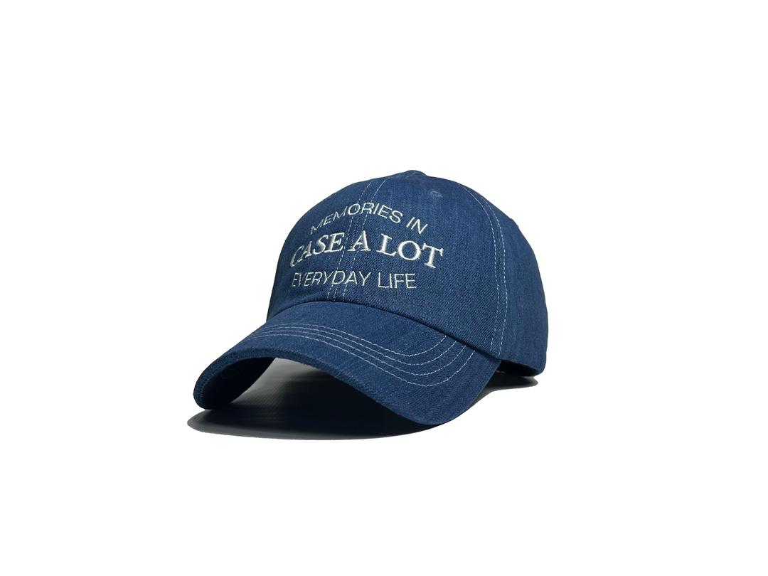 Denim stitch ball cap - deep blue(9월20일 예약발송)