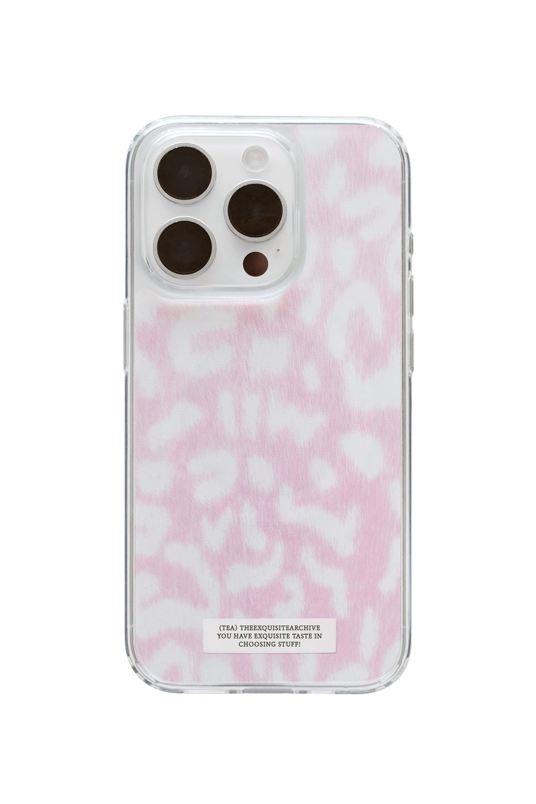 (Jelly+Clear) Pink Leopard