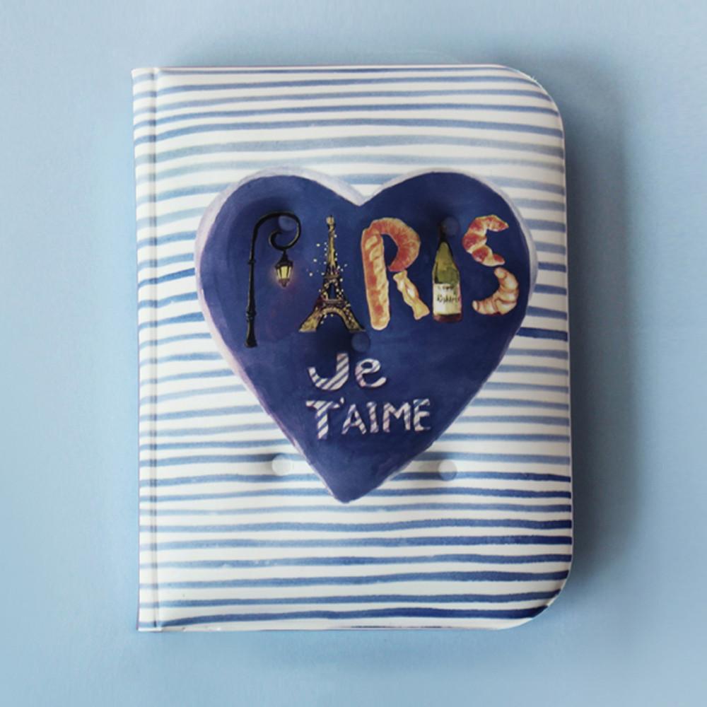 드리미 파리블루 미니 베개노트 쿠션다이어리 플래너 DREAMI PARIS BLUE MINI