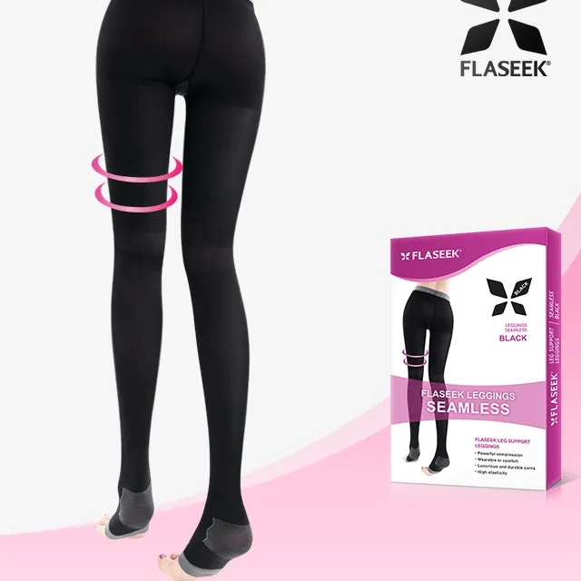 압박 보정 레깅스 - 심리스 (수면용 & 붓기케어 & 편안한 착용감)