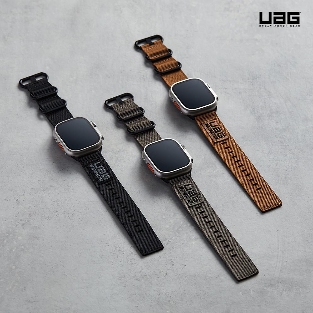 UAG 나토 에코 애플워치 스트랩 밴드 줄 8 울트라 7 SE 6 4 세대 42/44/45/49mm 호환