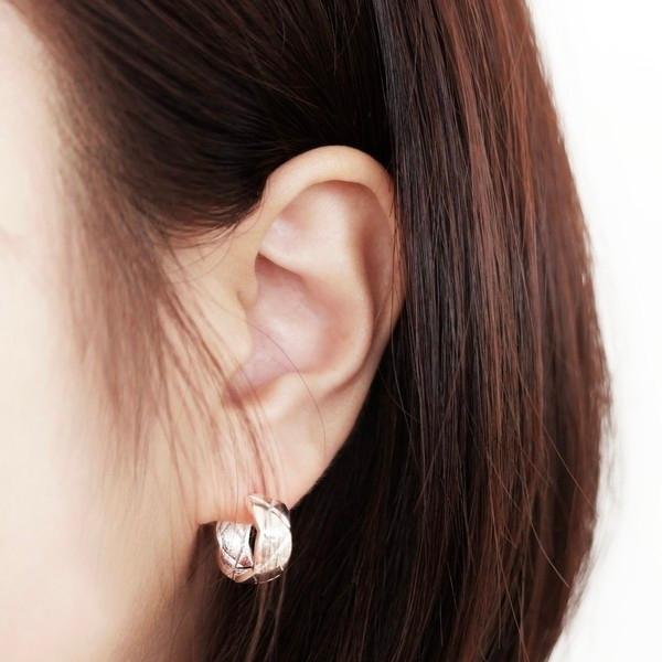 Pattern Earrings - 2 size (Siver 925)