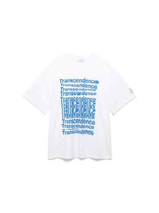 TRANSCENDENCE T-SHIRT WHITEBLUE