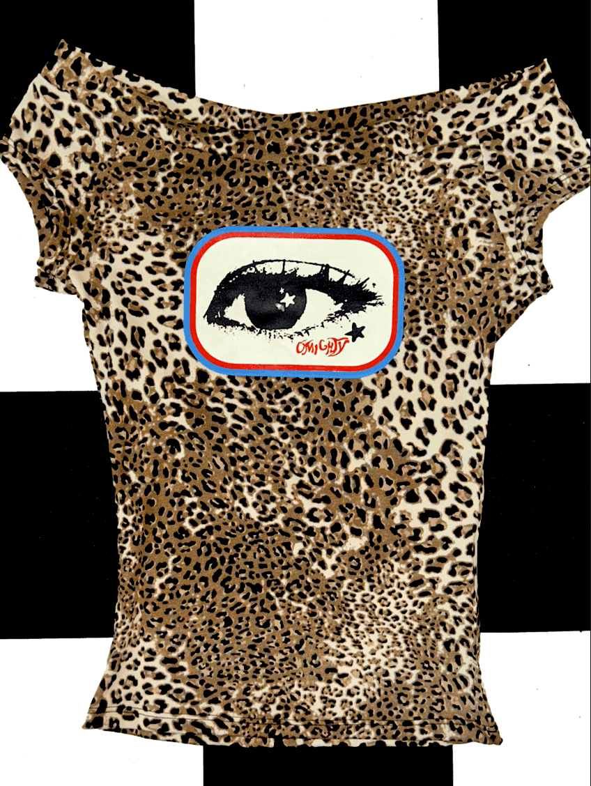 STARRY EYE BOATNECK TOP IN LEOPARD