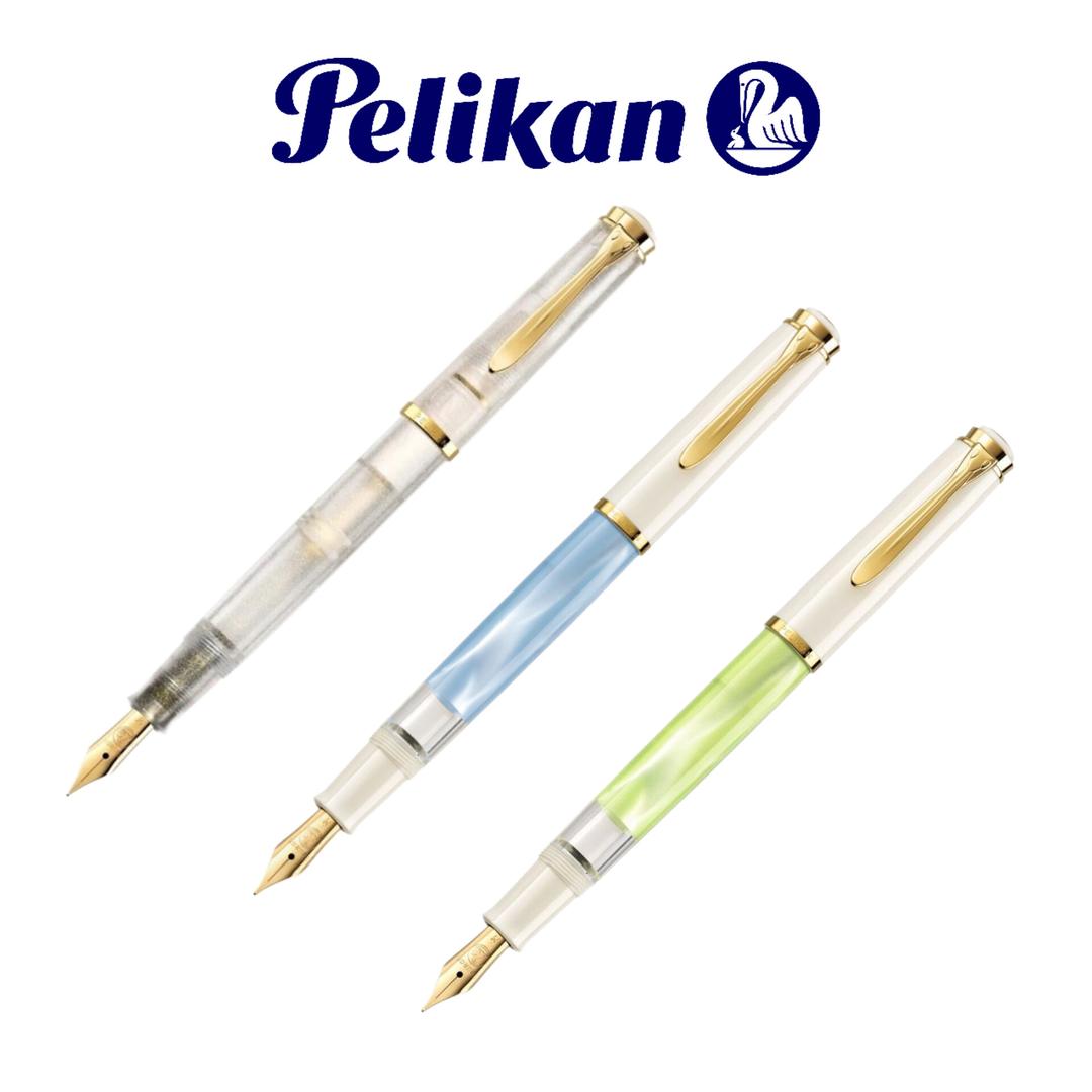 Pelikan 펠리칸 만년필 클래식 m200 파스텔블루 파스텔그린 골든베릴 3색
