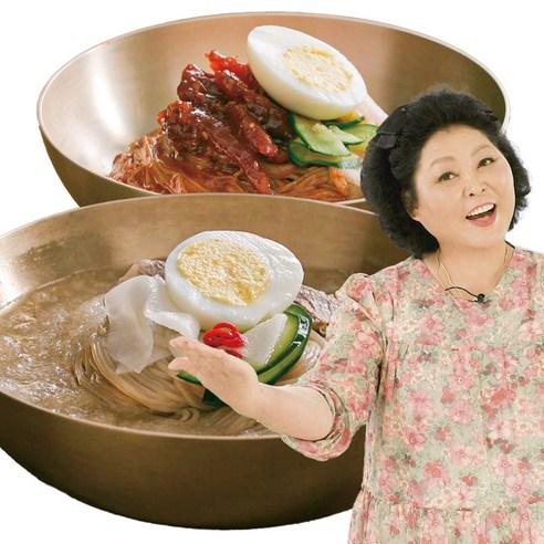 [홈쇼핑방송]이순실의 평양냉면 메밀면(20봉)+냉면육수(10봉)+비빔장(10봉) 20인분