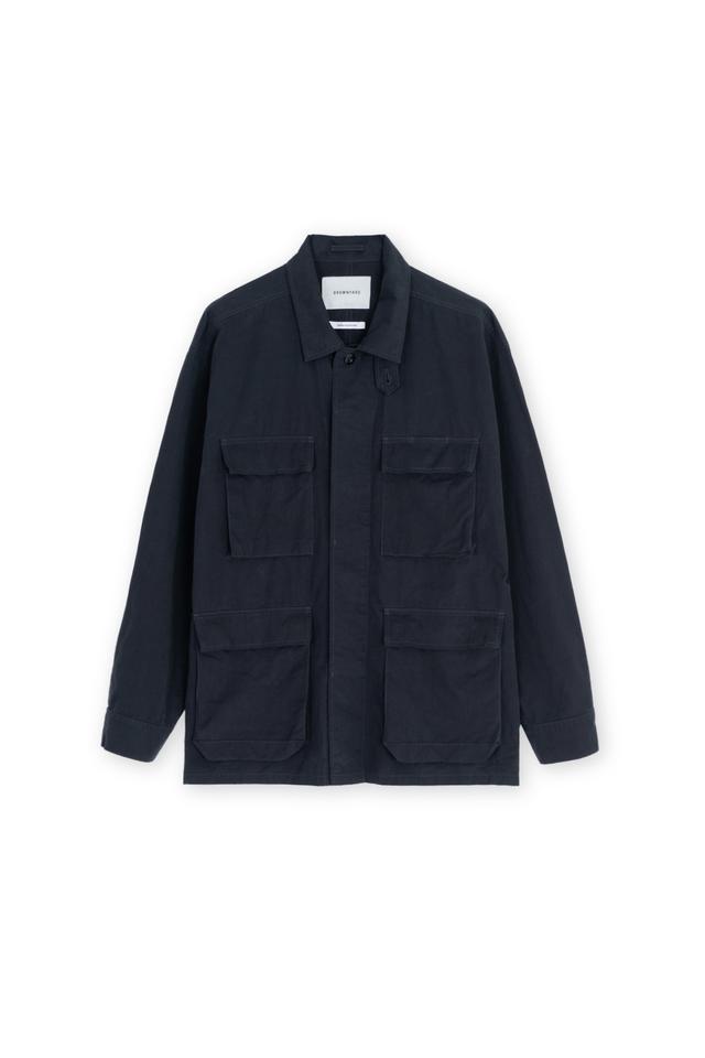 Washed BDU Jacket, Black
