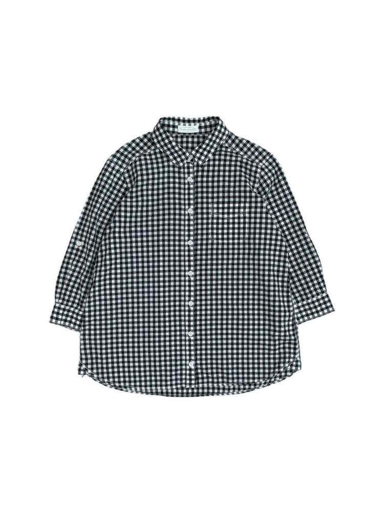 [중고] Japanese vintage 깅엄 체크 셔츠 블라우스
