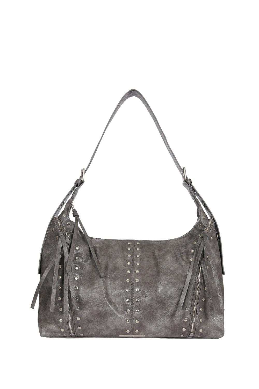 리프 아일렛 빅 숄더 백 차콜