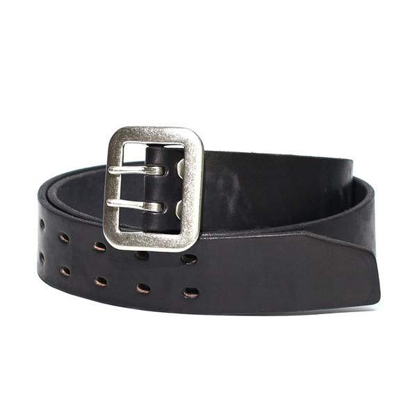 [ Lot.29601 ] 40mm Double Pin Belt [Black]