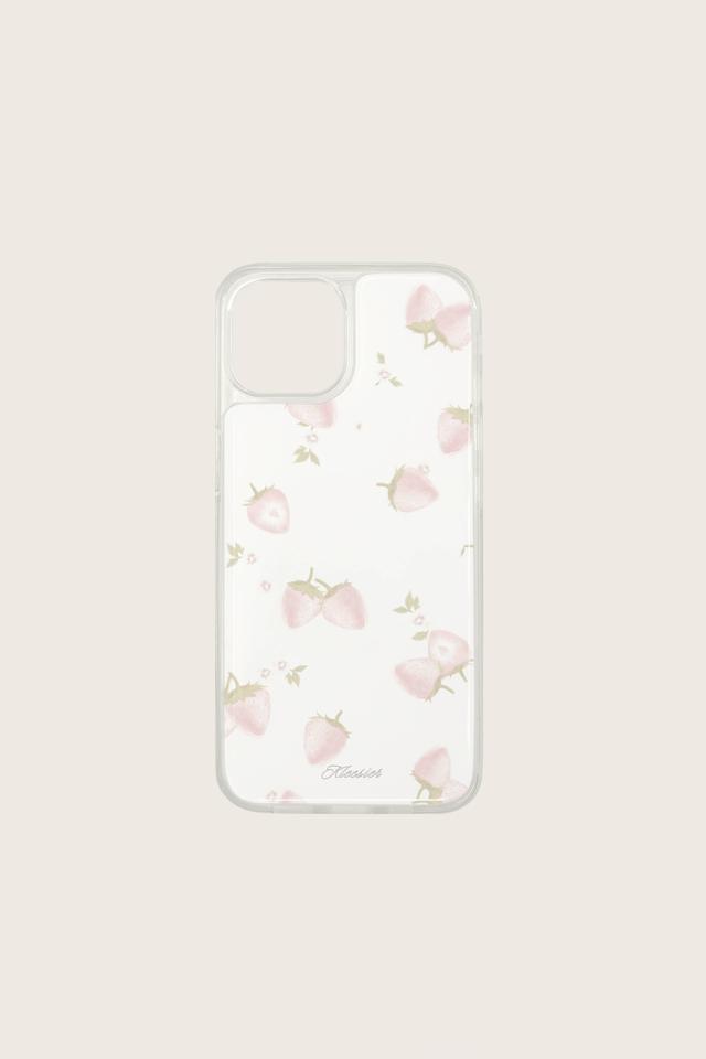 [ 2nd Pre-order ] Strawberry cream case, iPhone Clear