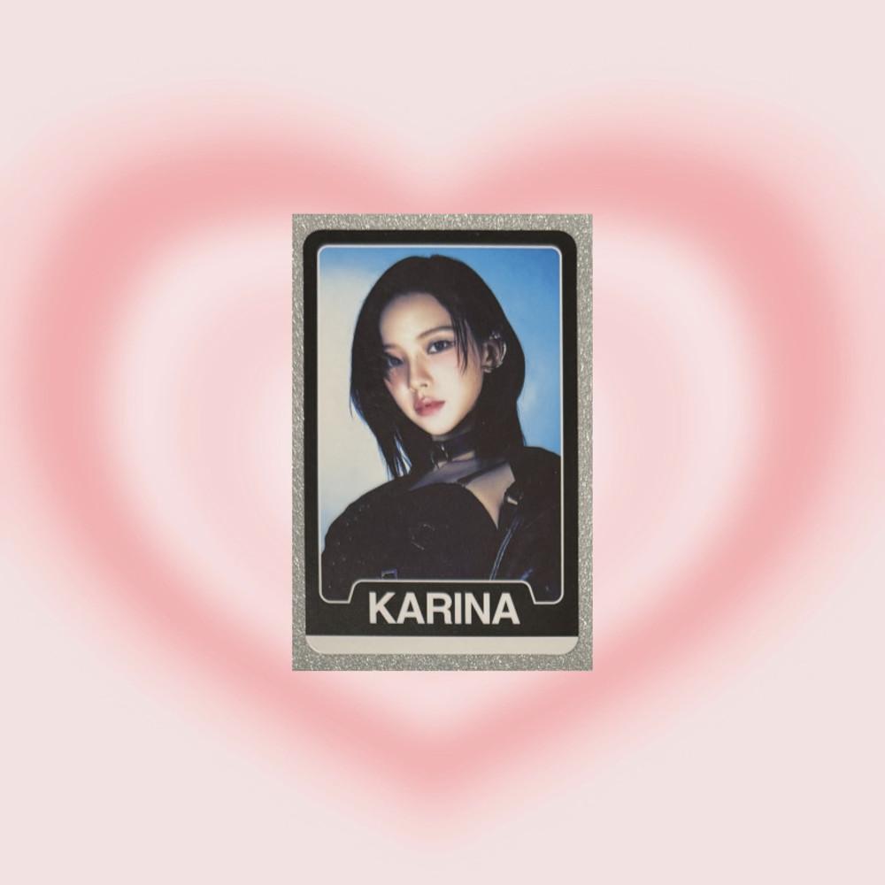 에스파 카리나 위크 드라마 시티 랜덤 트레카 B버전 포카 aespa WEEK DRAMA CITY RANDOM TRADING 포토카드