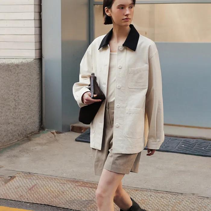 Margaret half jacket (ivory)