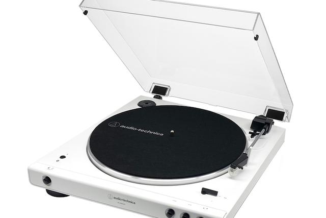 올 화이트 리미티드 에디션 AT-LP60XBT WW 완전 자동 벨트 무선 턴테이블