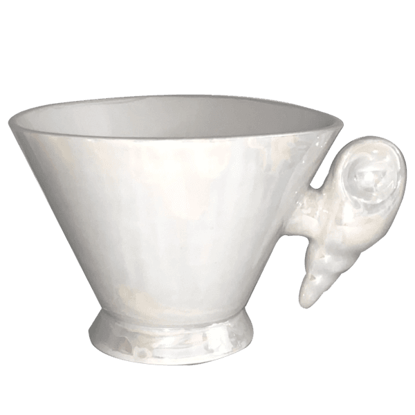 Shell cup - conch 2 (pearl)