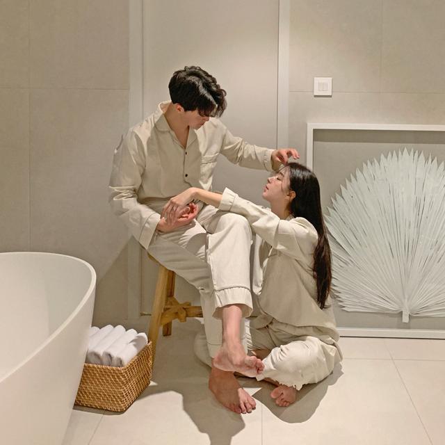 티라미수 커플파자마 2color