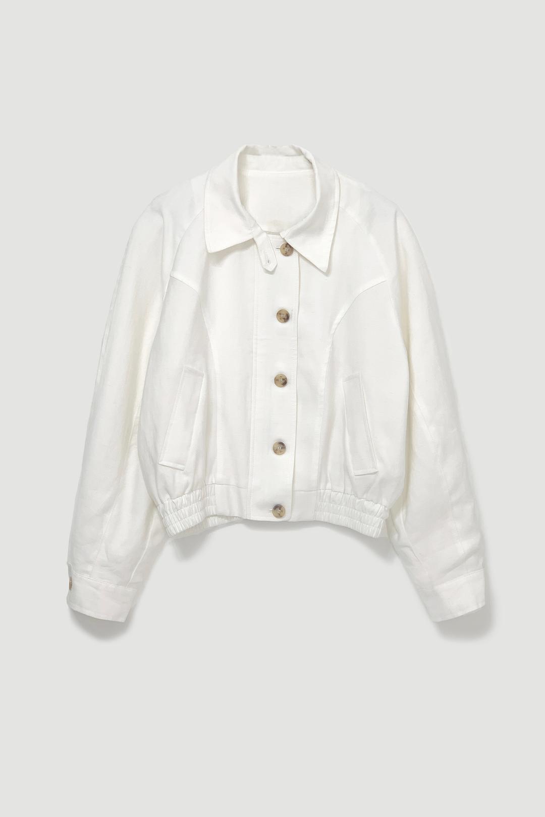 Linen blouson (아이보리)