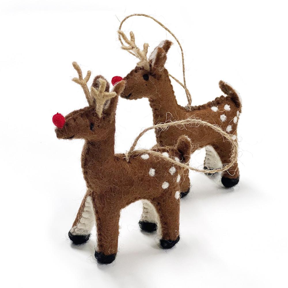 [스모어웨이브] 크리스마스 빨간코 루돌프 오너먼트