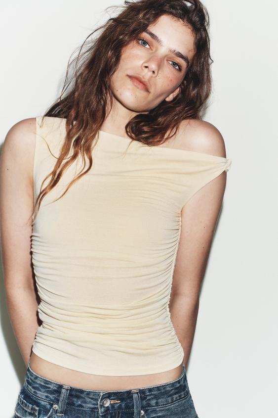 드레이프 언밸런스 탑