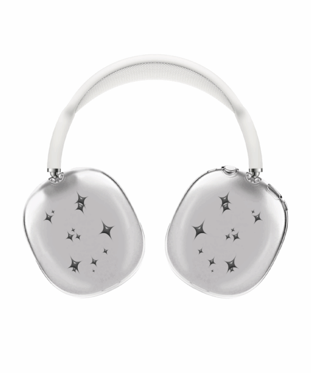 [에어팟맥스] y2k 메탈 스타 별 힙한 레트로 유니크 특이한 예쁜 감성 봄 여름 가을 겨울 친구 선물 에어팟 맥스 젤리 케이스