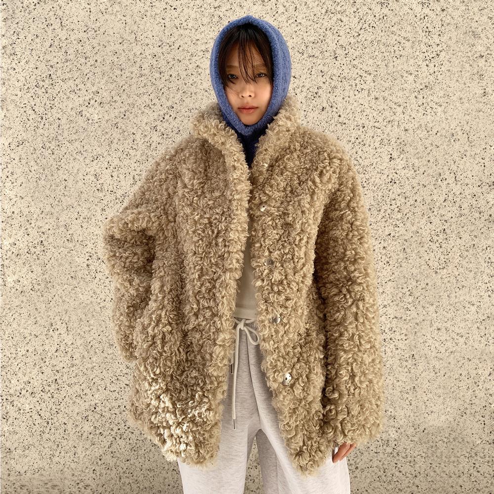 ONE * 하이넥퍼무스탕